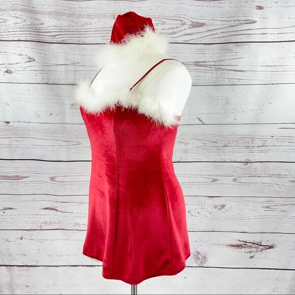 Etonne by Sarah Richards Santa elf fur negligee - Picture 4 of 8